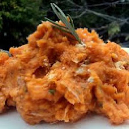 Sweet Potatoes with Goat Cheese