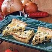 Spinach Chicken Quiche