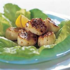 Charcoal Grilled Scallops