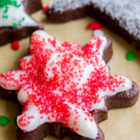 The Softest Chocolate Sugar Cookies