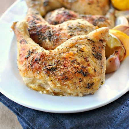 Lemon + Herbes de Provence Baked Chicken