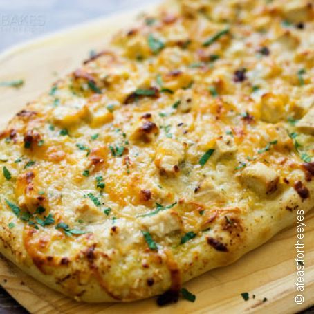 Lemon Artichoke Pesto Chicken Flatbread
