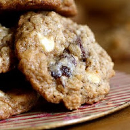 Oatmeal White Chocolate Cherry Chip Cookie