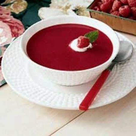 Cool Raspberry Soup Recipe