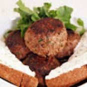 Beer Braised Beef Meatballs with Horseradish Sauce