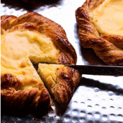 Cheese Danish with Mango and Lime