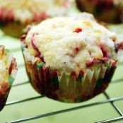 Eggnog Cranberry Muffins