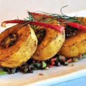 Apple Medallions with Fennel and Sage Stuffing