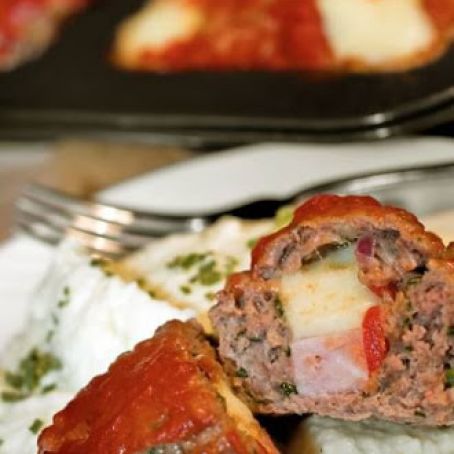 Low Carb Stuffed Meatloaf Minis
