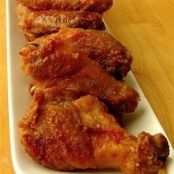 Clifton Springs Chicken Wings - Oven-Fried with Sticky Ginger Garlic Glaze