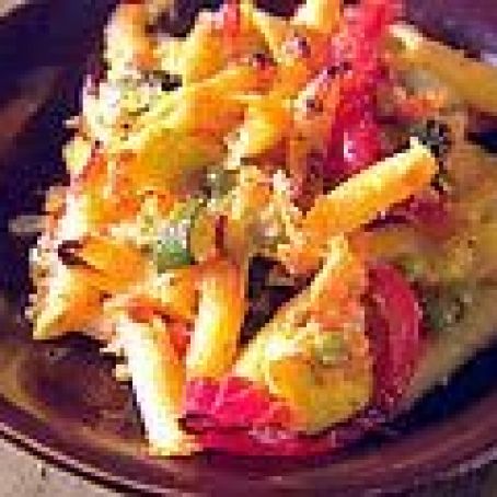 Penne Pasta with Roasted Vegetables