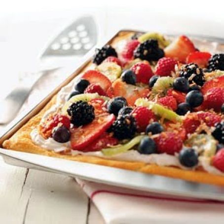 Coconut Berry Pizza