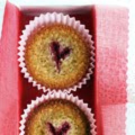 Raspberry Almond Financiers