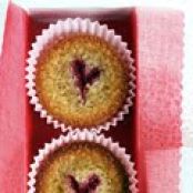 Raspberry Almond Financiers
