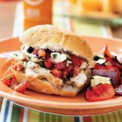 Grilled Chicken & Tapenade Sandwiches