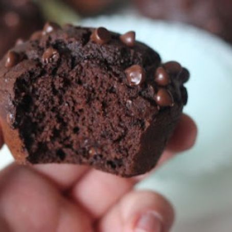 Paleo Double Chocolate Almond Espresso Muffins from PaleOMG
