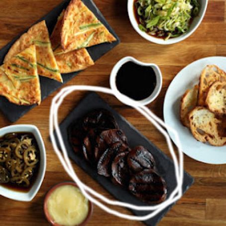 Grilled Coca Cola-Braised Beef Tongue