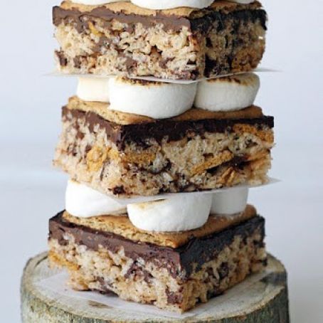S'Mores Rice Krispie Treats