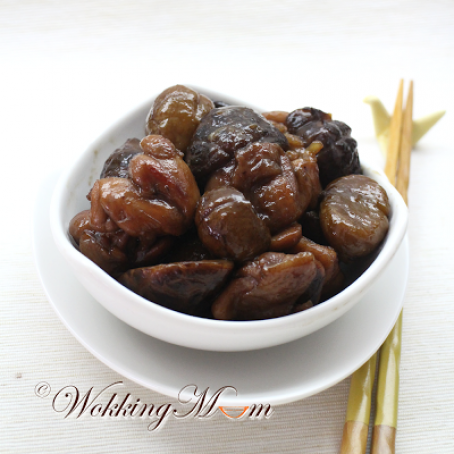 CHICKEN - Braised Chicken with Chestnut 栗子焖鸡