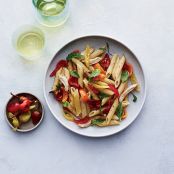Penne with Chicken and Pickled Peppers