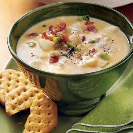 Slow Cooker Cheesy Potato Soup