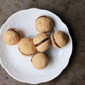 Baci di Dama (Chocolate-Filled Hazelnut Cookies)