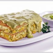 Pastel Azteca de Pollo
