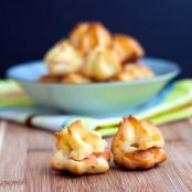 Gougères Filled With Goat Cheese and Smoked Salmon