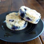 White Chocolate and Blueberry Brownies
