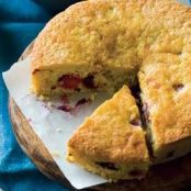 Cornmeal Cake with Fresh Berries