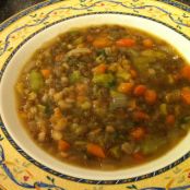 Leek and Lentil Soup