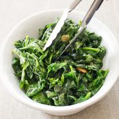 Sauteed Garlic-Lemon Spinach