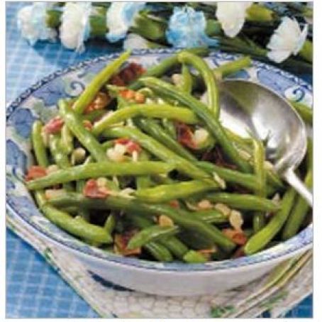 Quick Green Beans with Bacon*