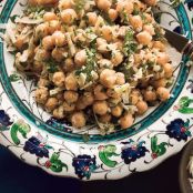 Chickpea Salad with Lemon, Parmesan, and Fresh Herbs