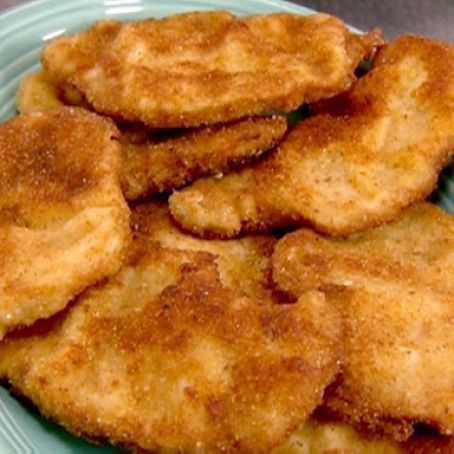 Pork Cutlets Empanizado with Mango-Rum Chutney