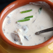 Light Cream of Mushroom Soup