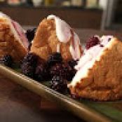 Angel Food Cake with Macerated Berries and Mascarpone