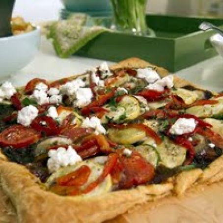 Ratatouille Tart with Caramelized Onion-Tomato Jam