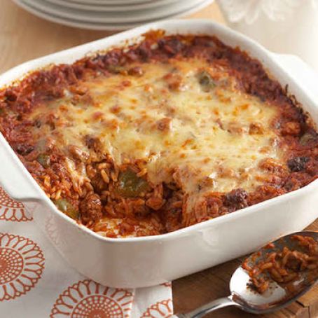 Undone Stuffed Pepper Casserole