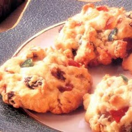 Fruitcake Rum Cookies