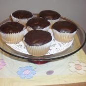 Boston Cream Cupcakes with Chocolate Ganache Frosting