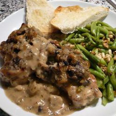 Pork Chops and Stuffing