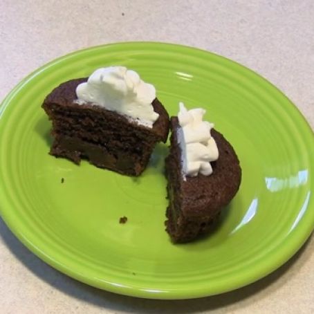 Chocolate Truffle Stuffed Cupcakes