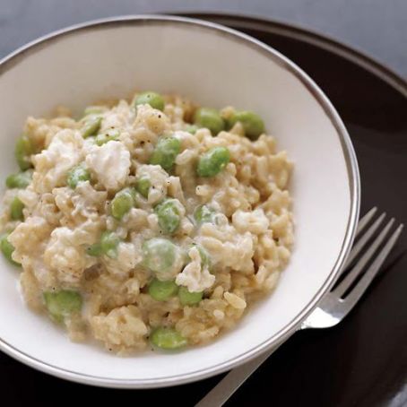 Creamy Risotto with Edamame
