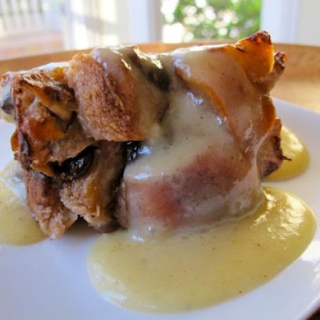 Chocolate Challah Bread Pudding