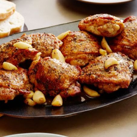 Roasted Garlic Clove Chicken