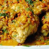 CHICKEN TANGINE w/APRICOTS &  PINE NUTS