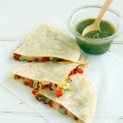 Chorizo and Red Pepper Quesadillas
