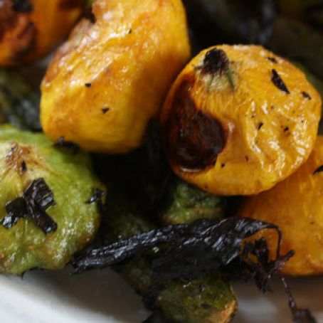 SQUASH*****Roasted Baby Pattypan Squash