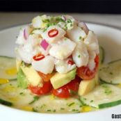 CEVICHE DE MERLUZA CON AGUACATE